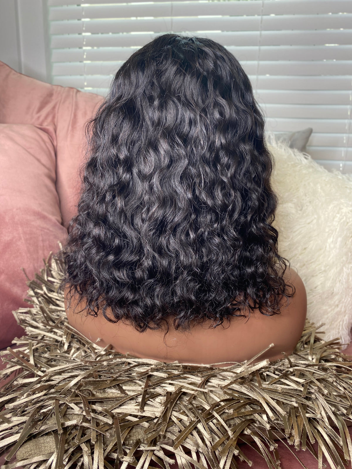 The Nia Curly Highlight Bob Wig