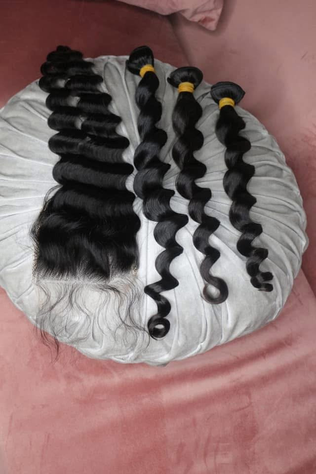 Body Wave 3 Bundles with 4x4 Closure